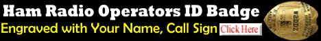 Ham Radio Operators ID Badge -- Ad